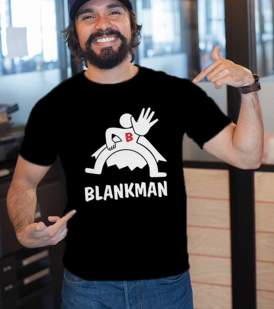 BLANKMAN Superhero B Emblem T-Shirt