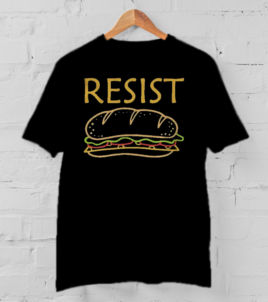 Resist Sandwich Guy Anti Ice Sub Roll Resistance T-Shirt
