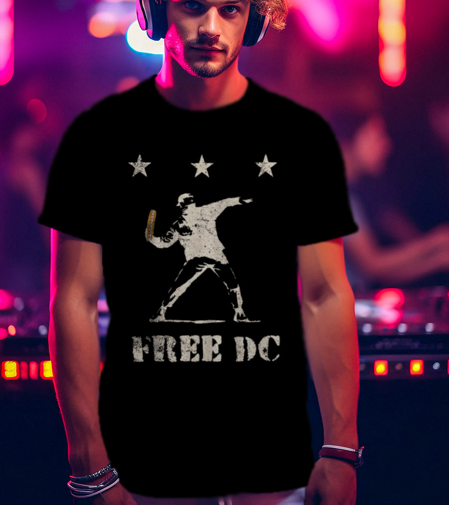 DC Sandwich Thrower Free DC Political Statement T-Shirt