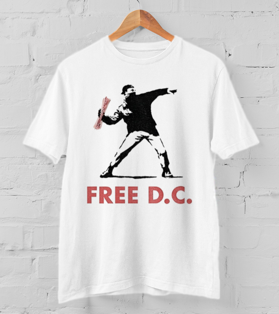 2025 Free D.C. Sandwich Guy Iconic Street Art Style T-Shirt