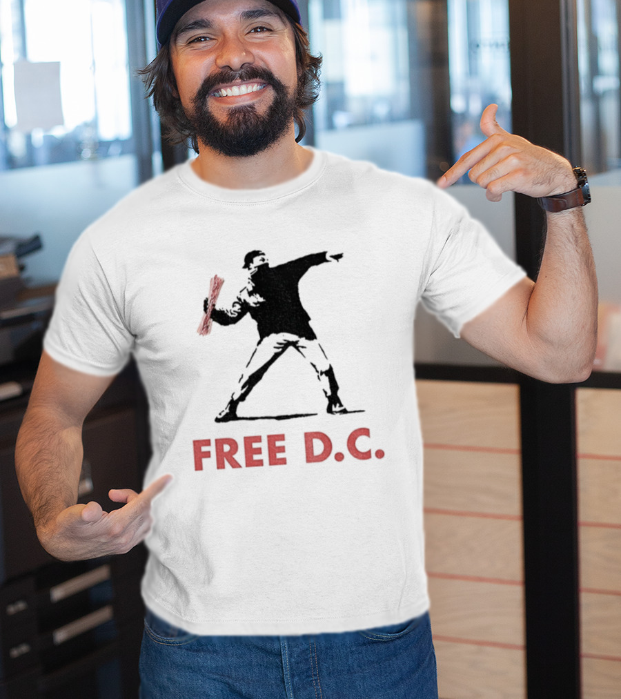 2025 Free D.C. Sandwich Guy Iconic Street Art Style T-Shirt
