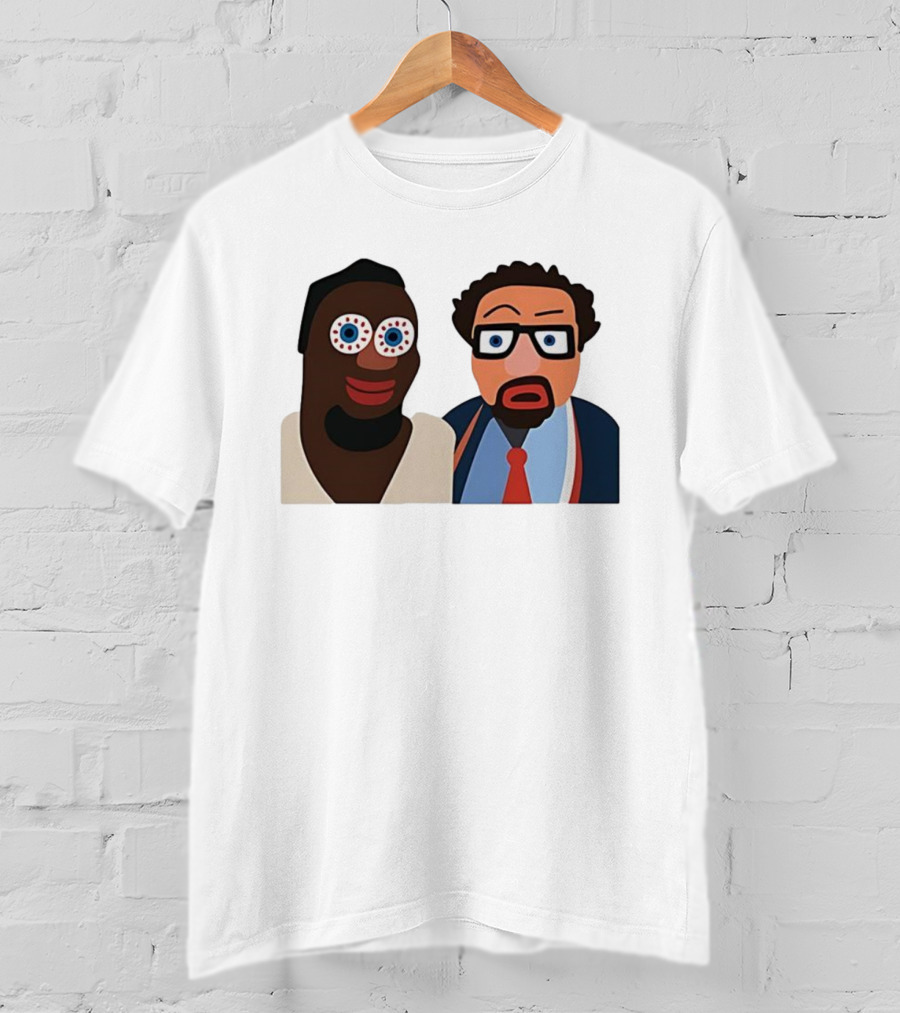 Boston Celtics Jaycee Funny Cartoon Duo Art Style T-Shirt