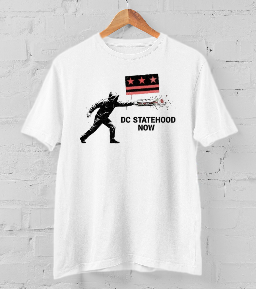 DC Statehood Now Red Stars And Stripes Protest T-Shirt