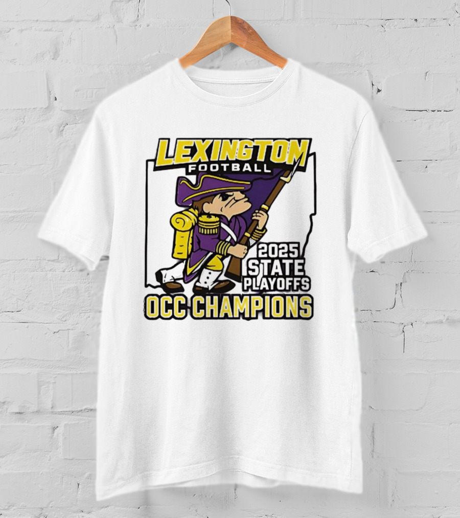 Lexington Football 2025 State Playoffs OCC Champions T-Shirt