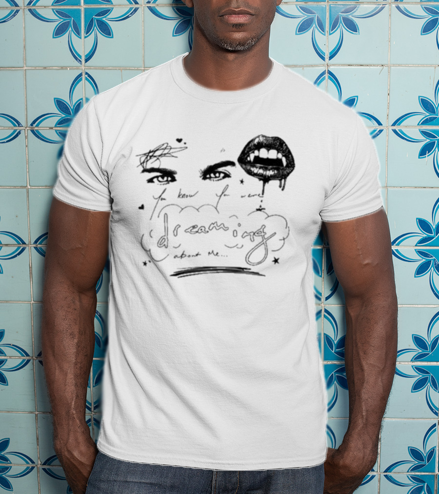 Ian Somerhalder Dreaming Romantic Eyes And Lips T-Shirt