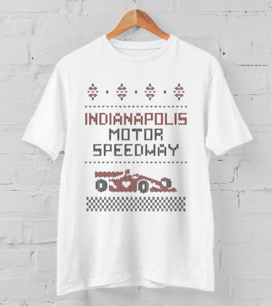 Indianapolis Motor Speedway Holiday Ugly Christmas T-Shirt