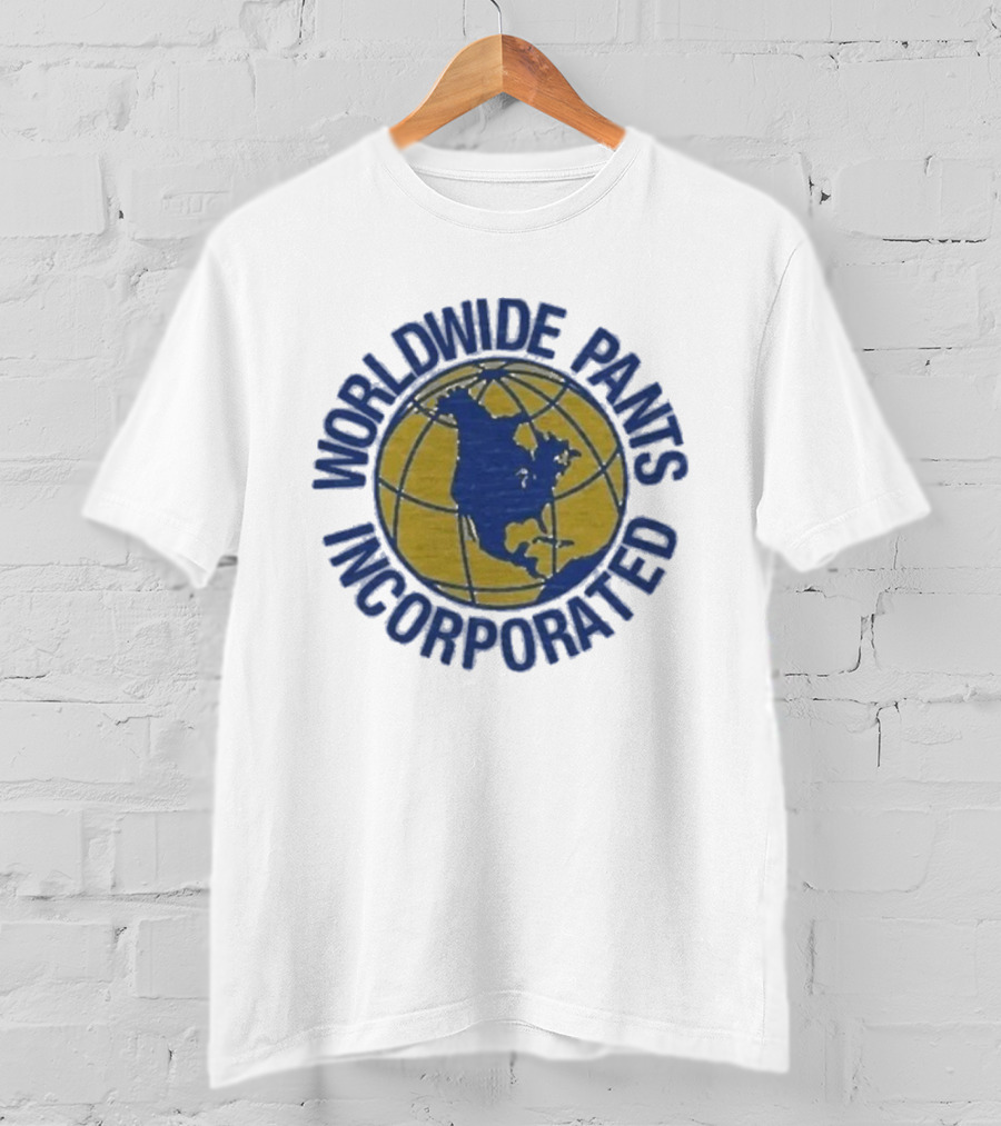 Worldwide Pants Incorporated Globe North America Map T-Shirt