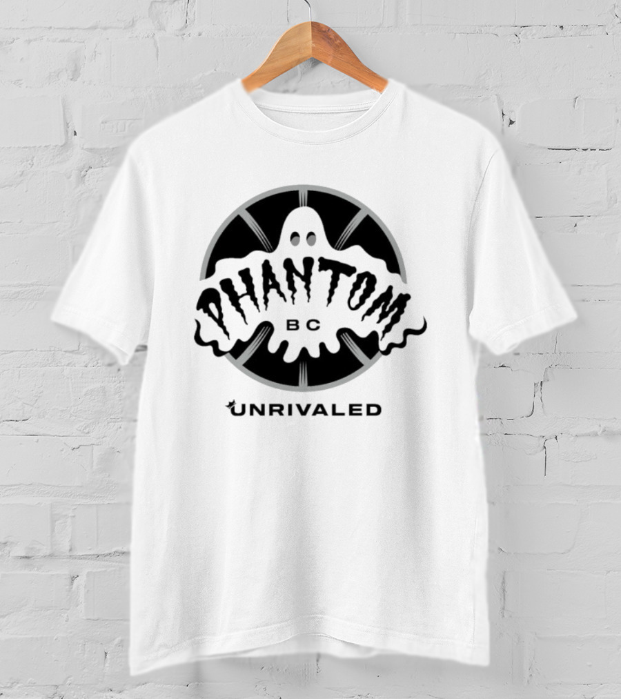 Unrivaled Phantom BC Ghost Basketball Club Emblem T-Shirt
