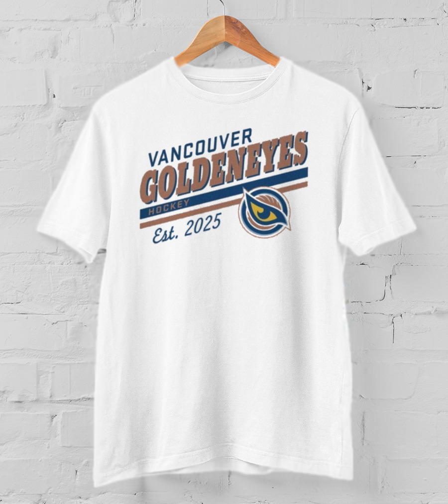 Vancouver Goldeneyes Hockey Est 2025 PWHL Sportiqe T-Shirt