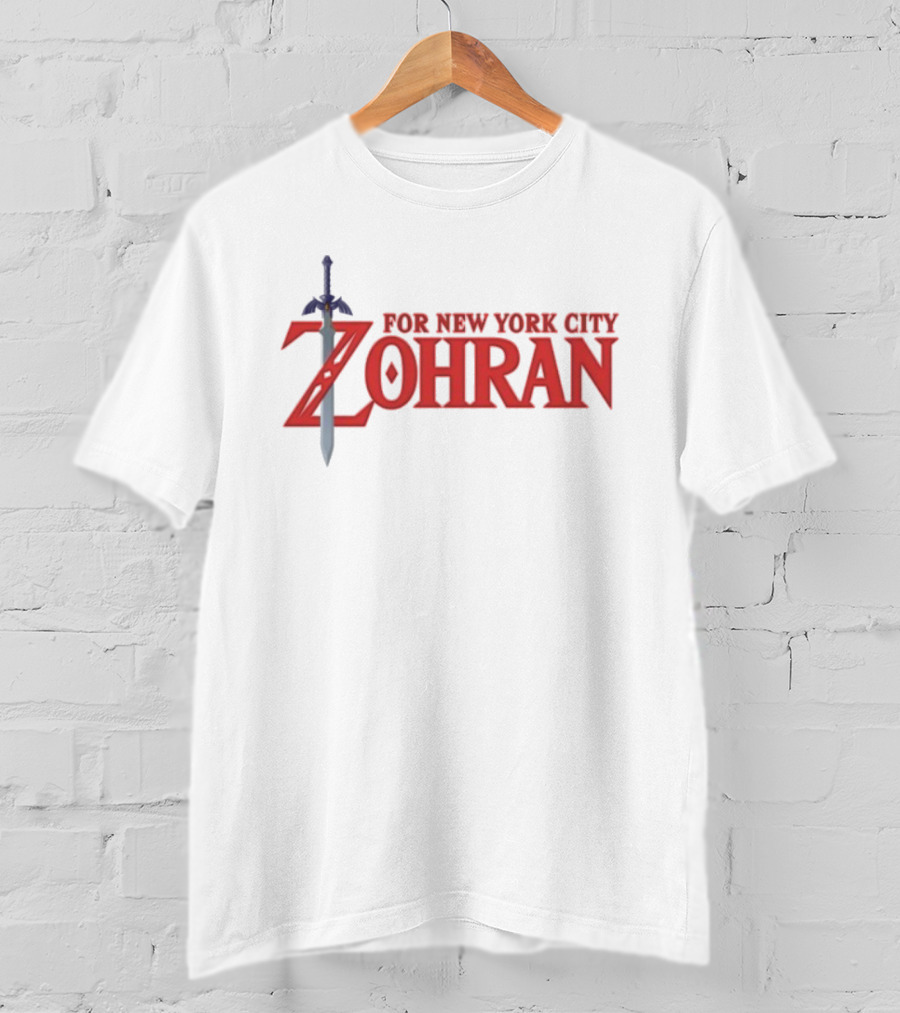 Zohran Mamdani For New York City Mayor Sword Legend T-Shirt