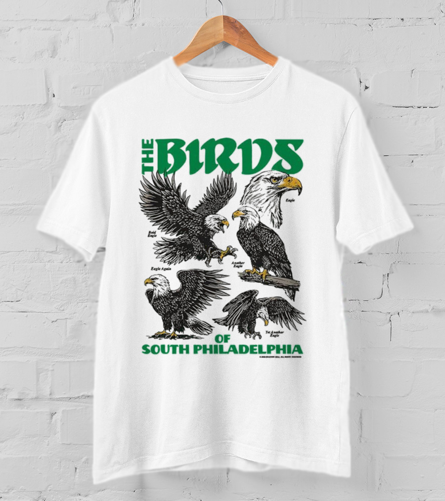 Philadelphia Eagles The Birds Of South Philadelphia Iconic Team Spirit T-Shirt