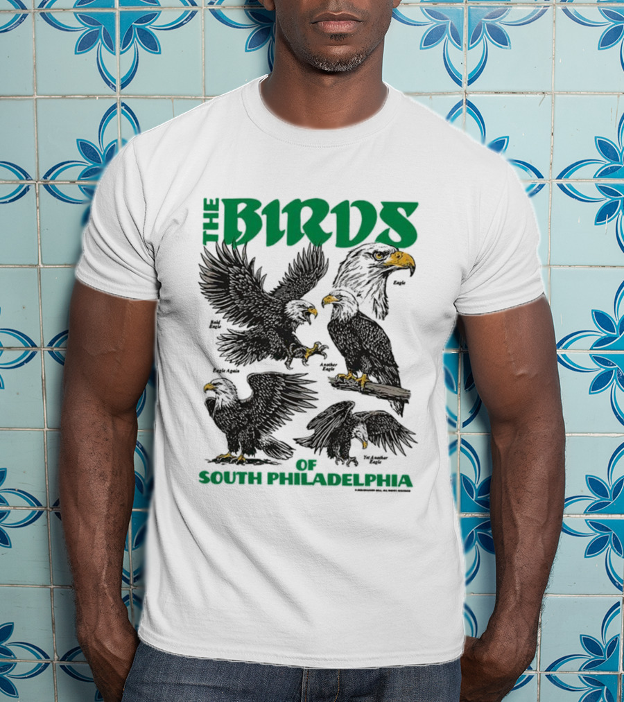 Philadelphia Eagles The Birds Of South Philadelphia Iconic Team Spirit T-Shirt