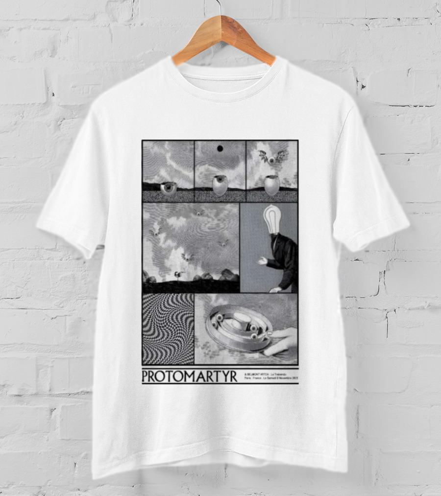 Protomartyr A Brilliant Wretch La Trabendo Paris France Le Samedi 8 Novembre 2025 Concerts T-Shirt