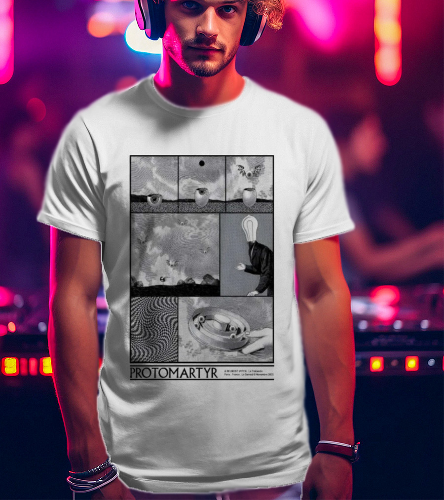 Protomartyr A Brilliant Wretch La Trabendo Paris France Le Samedi 8 Novembre 2025 Concerts T-Shirt