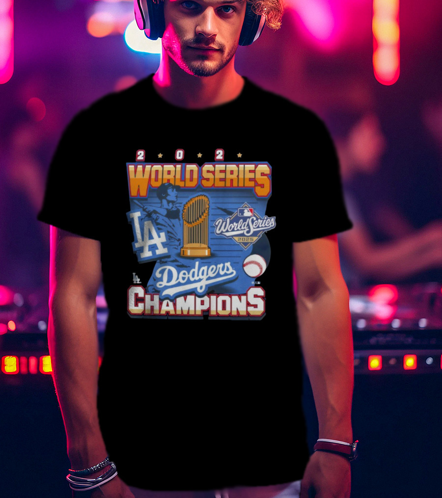 Los Angeles Dodgers 2025 World Series Champions MLB Takashi T-Shirt