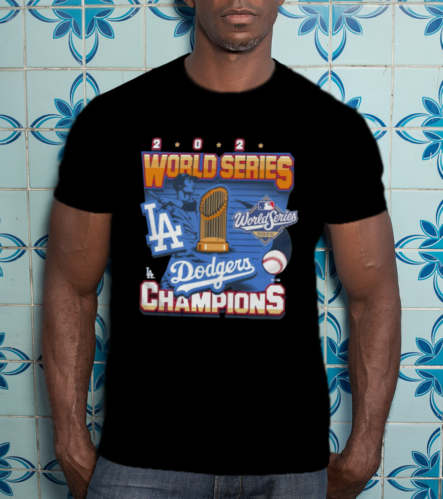 Los Angeles Dodgers 2025 World Series Champions MLB Takashi T-Shirt