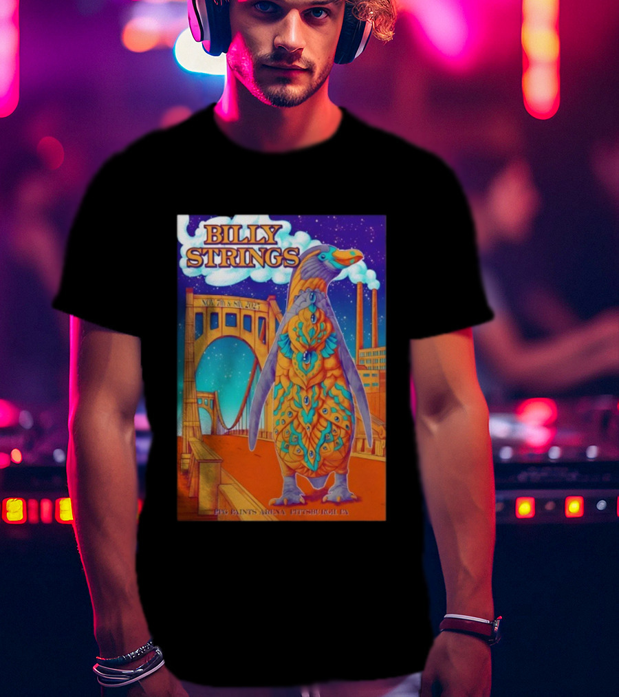 Billy Strings Nov 7 8 2025 PPG Paints Arena Pittsburgh T-Shirt