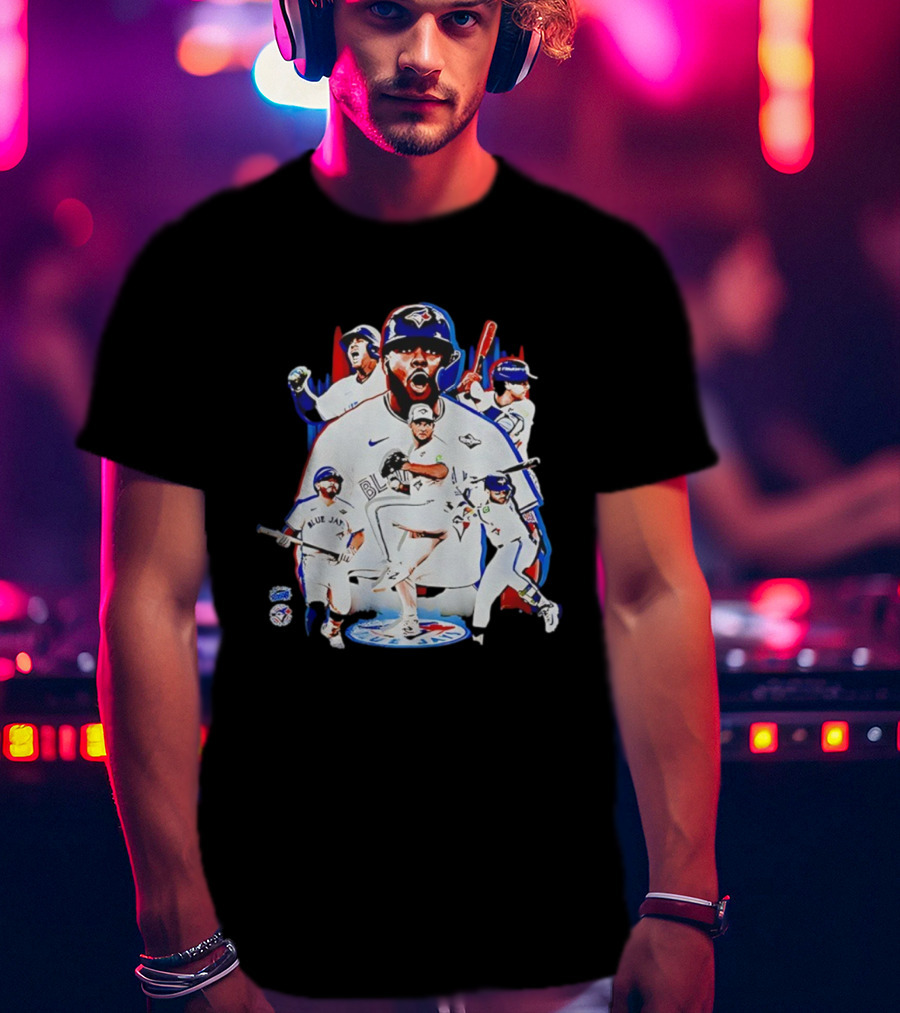 Toronto Blue Jays Baseball Players 2025 MLB Team Nike T-Shirt