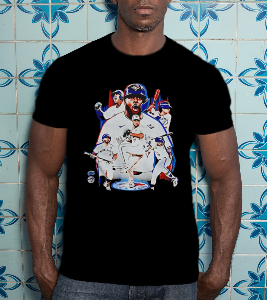Toronto Blue Jays Baseball Players 2025 MLB Team Nike T-Shirt