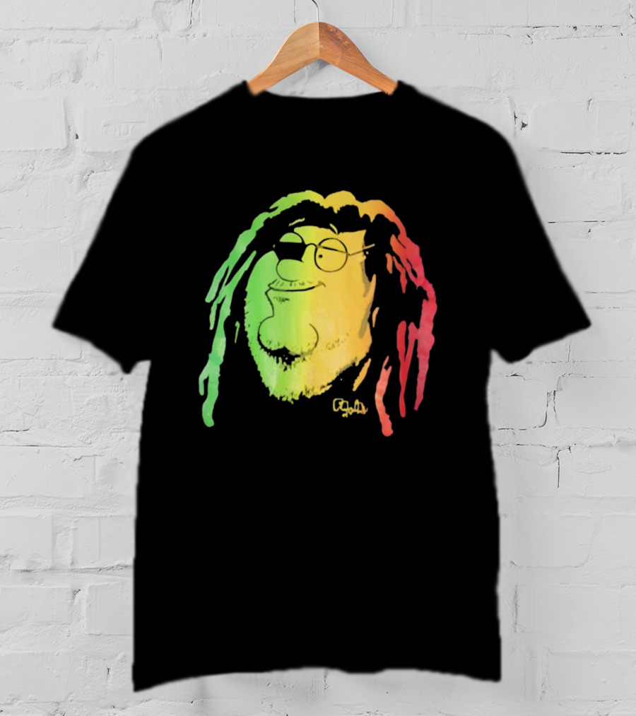 Family Guy Peter Griffin Rasta Colors Bob Marley Style T-Shirt