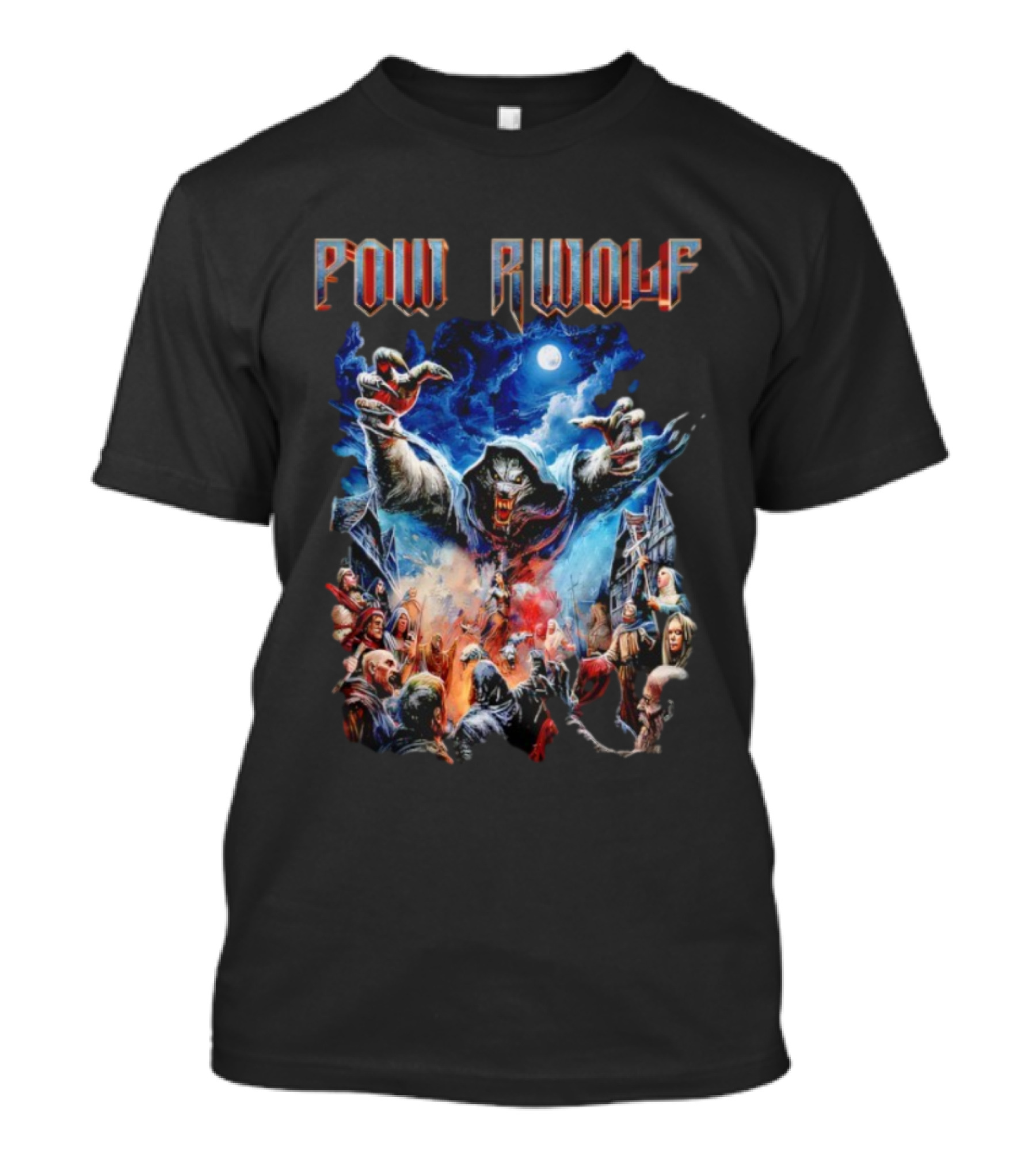 Powerwolf The Sacrament Of Sin Dramatic Werewolf Scene T-Shirt