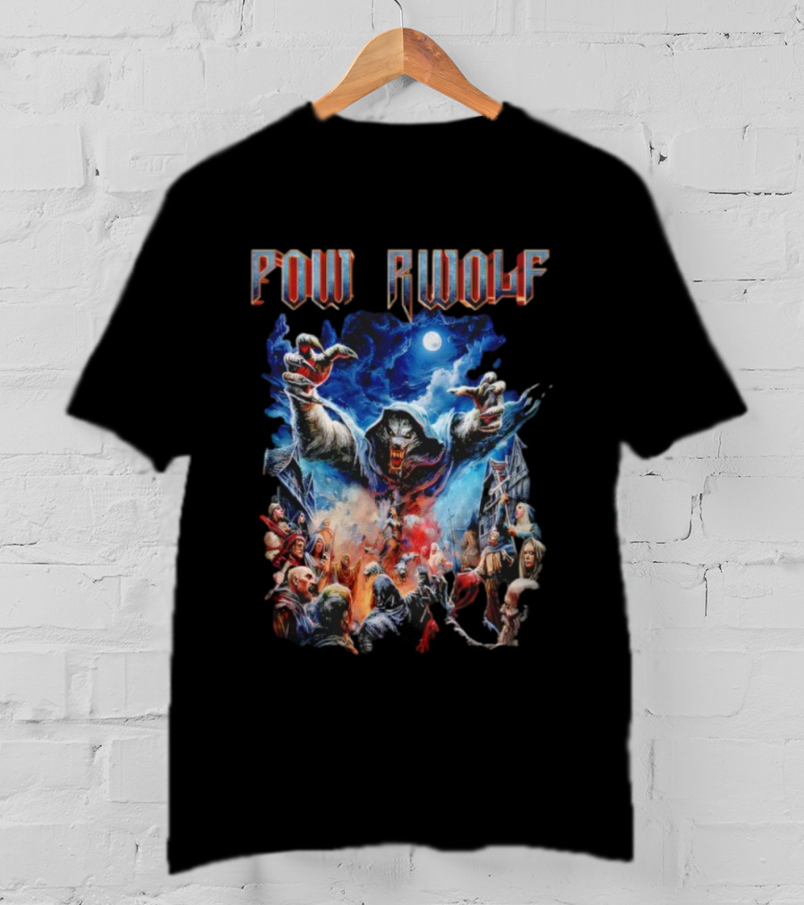 Powerwolf The Sacrament Of Sin Dramatic Werewolf Scene T-Shirt