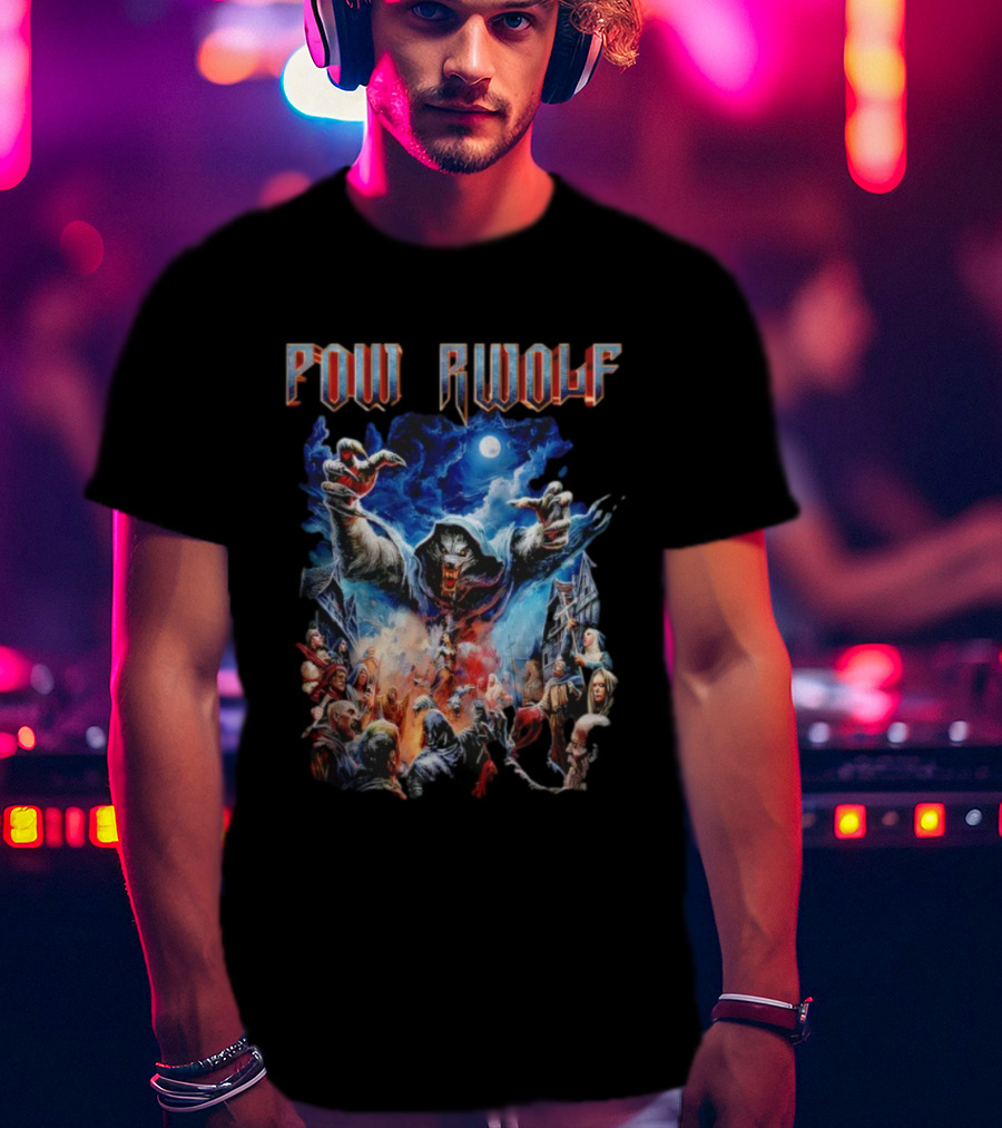 Powerwolf The Sacrament Of Sin Dramatic Werewolf Scene T-Shirt