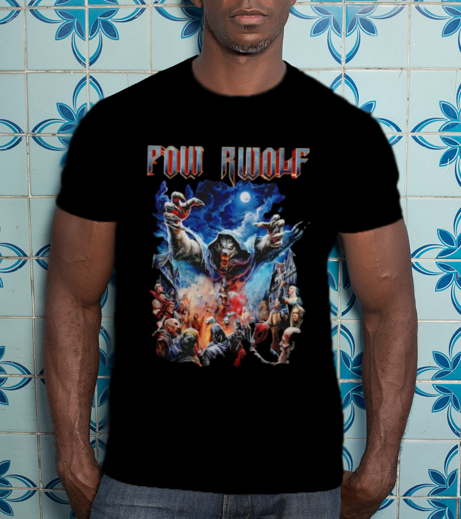 Powerwolf The Sacrament Of Sin Dramatic Werewolf Scene T-Shirt