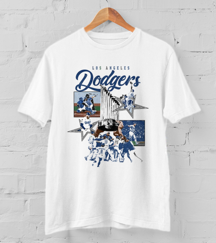 Los Angeles Dodgers World Series Champions 2025 MLB Baseball T-Shirt