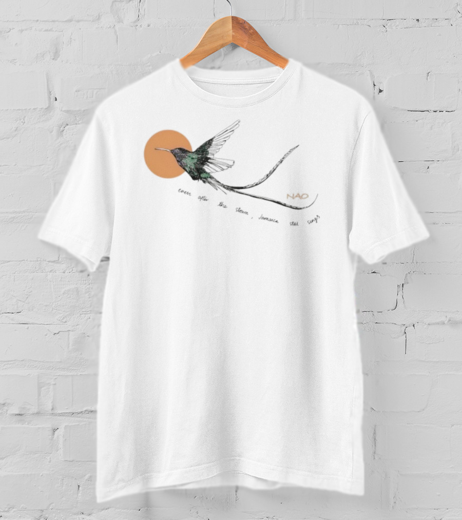 Nao X Hurricane Relief Even Often The Storm Jamaica Still Sings Bird T-Shirt