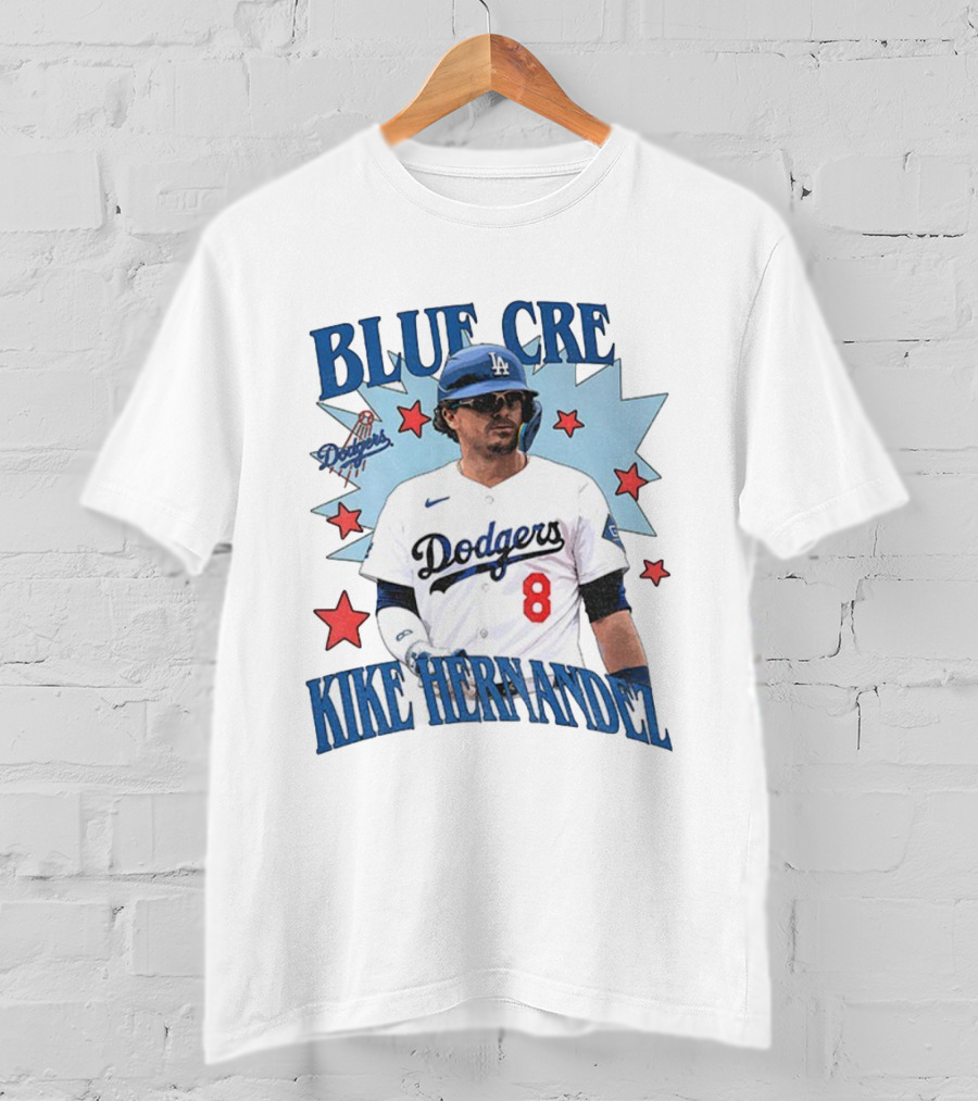 Kiké Hernández Dodgers Blue Crew Los Angeles MLB Baseball 2025 T-Shirt