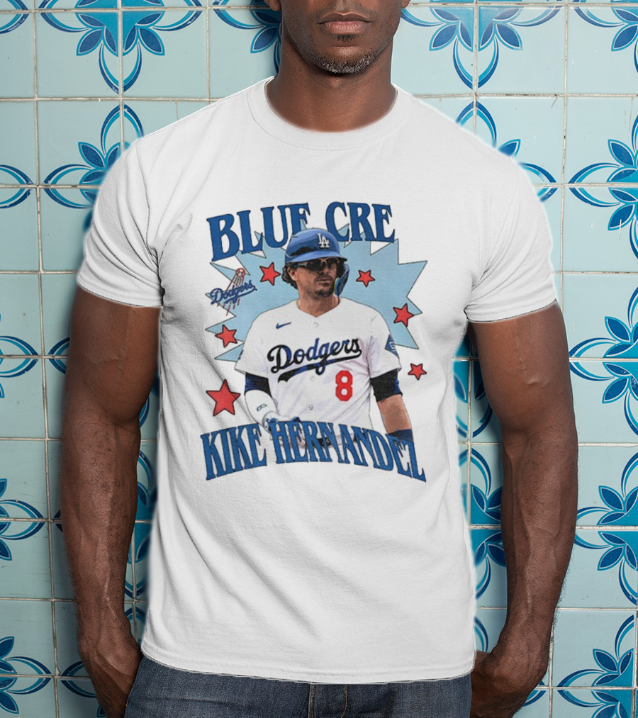 Kiké Hernández Dodgers Blue Crew Los Angeles MLB Baseball 2025 T-Shirt