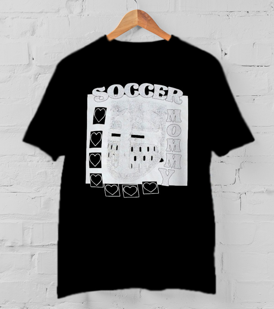 Soccer Mommy Shield Hearts And Helmet T-Shirt
