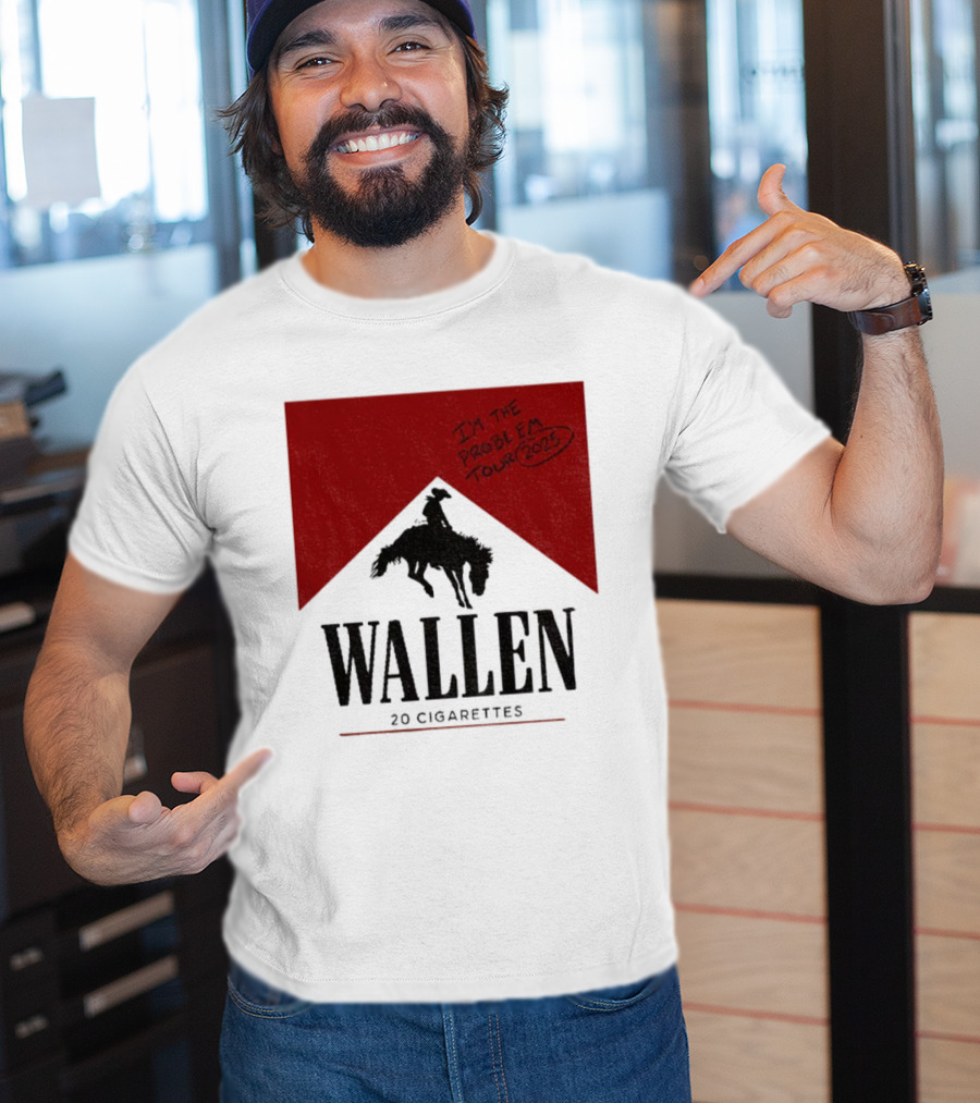 Wallen I'm The Problem Tour 2025 20 Cigarettes T-Shirt