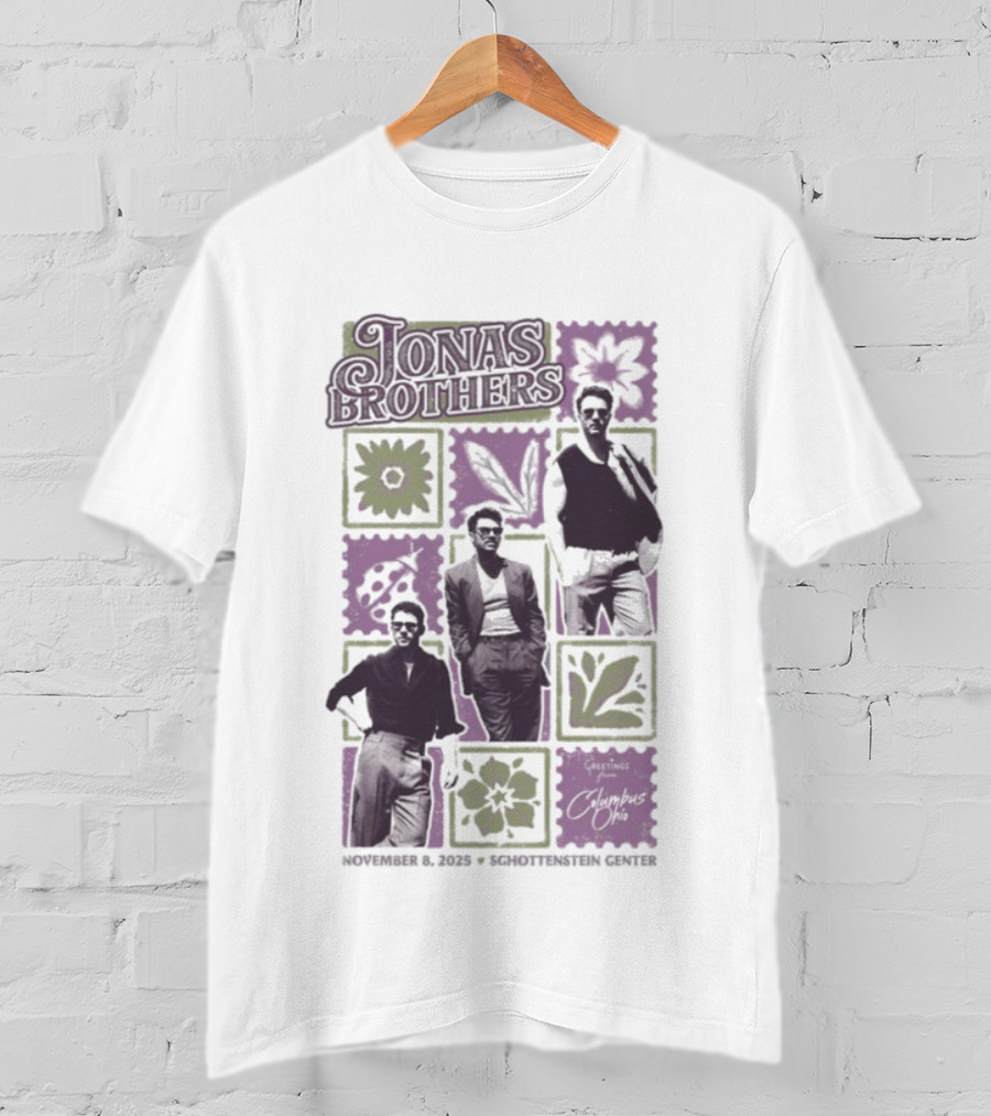 Jonas Brothers 2025 Value City Arena Columbus OH Nov 08 T-Shirt