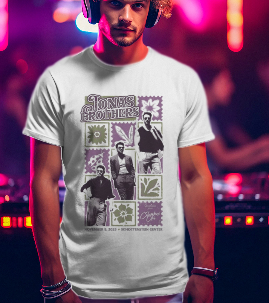 Jonas Brothers 2025 Value City Arena Columbus OH Nov 08 T-Shirt