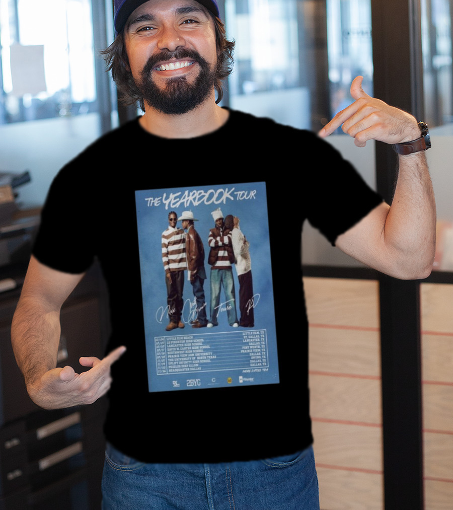 The Yearbook Tour 2025 2BYG Little Elm Dallas Texas High Schools T-Shirt
