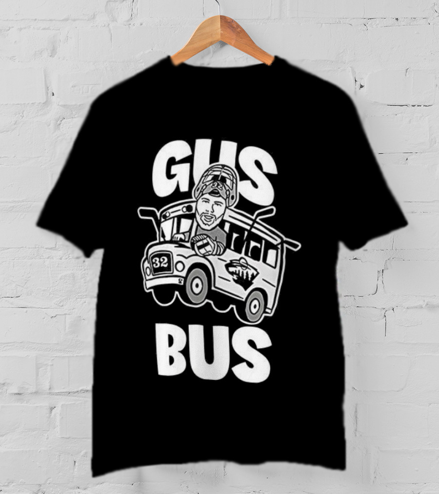 Gus Bus All Aboard Zach Parise Minnesota Wild Hockey T-Shirt