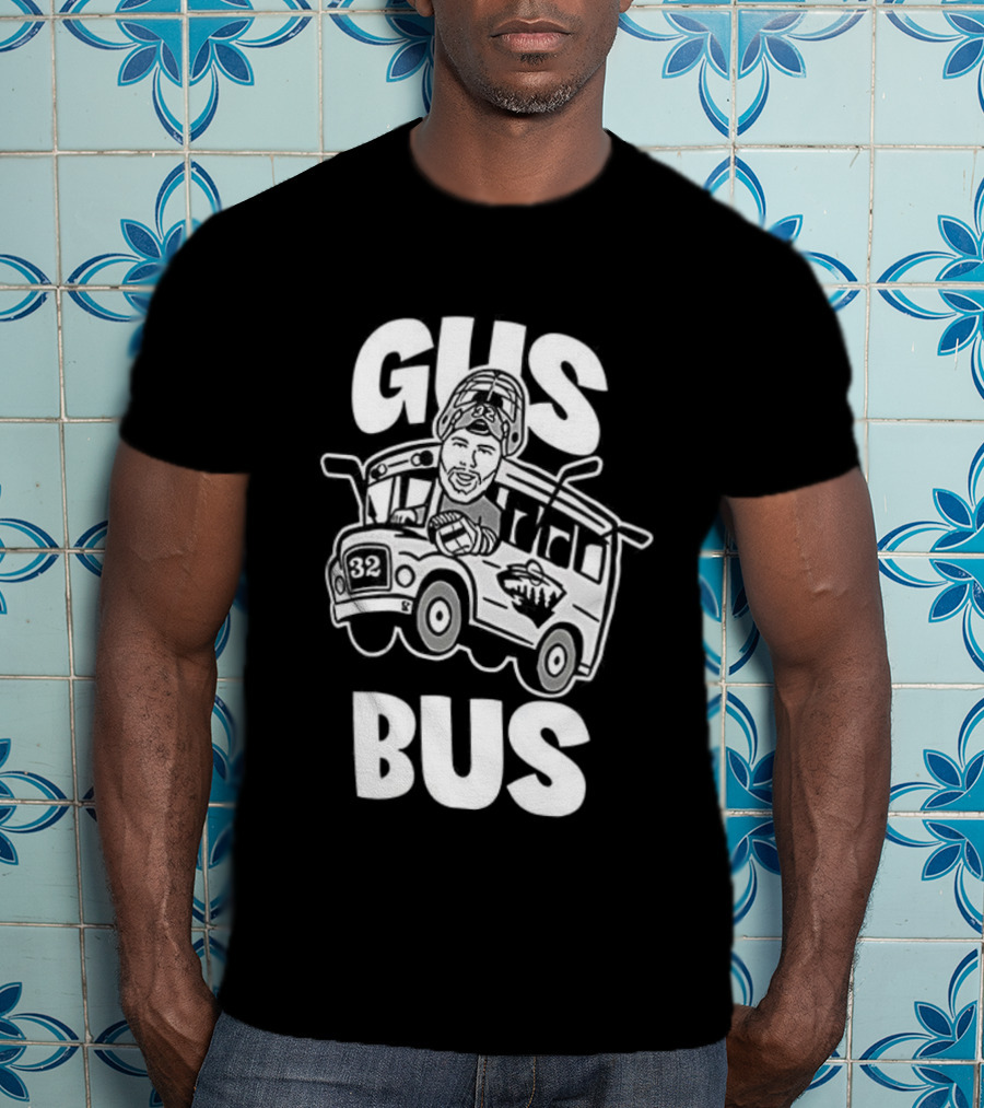 Gus Bus All Aboard Zach Parise Minnesota Wild Hockey T-Shirt