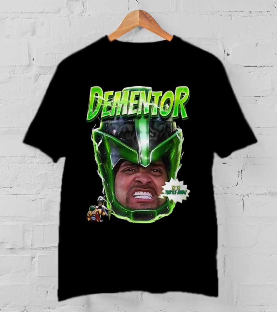 Dementor Jingle All The Way Ta Ta Turtle Man Face T-Shirt