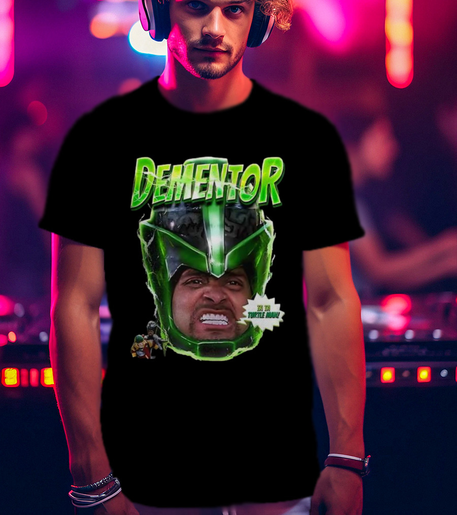Dementor Jingle All The Way Ta Ta Turtle Man Face T-Shirt