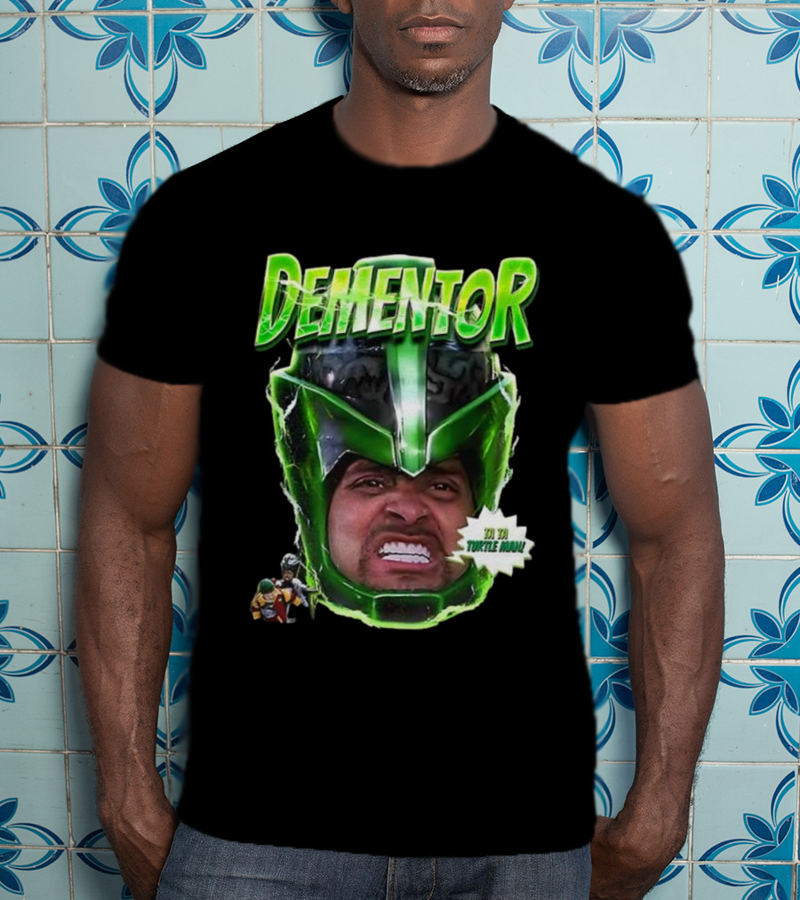 Dementor Jingle All The Way Ta Ta Turtle Man Face T-Shirt