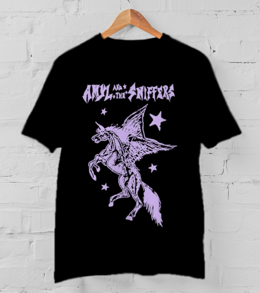 Amyl And The Sniffers Old Town Road Starry Pegasus T-Shirt