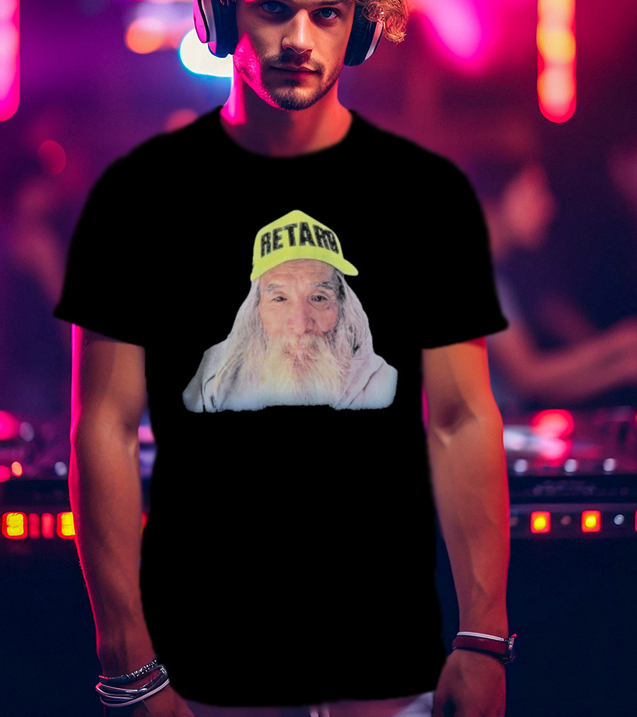 RETARD Fuji Parody Hat Old Man Iconic Style T-Shirt