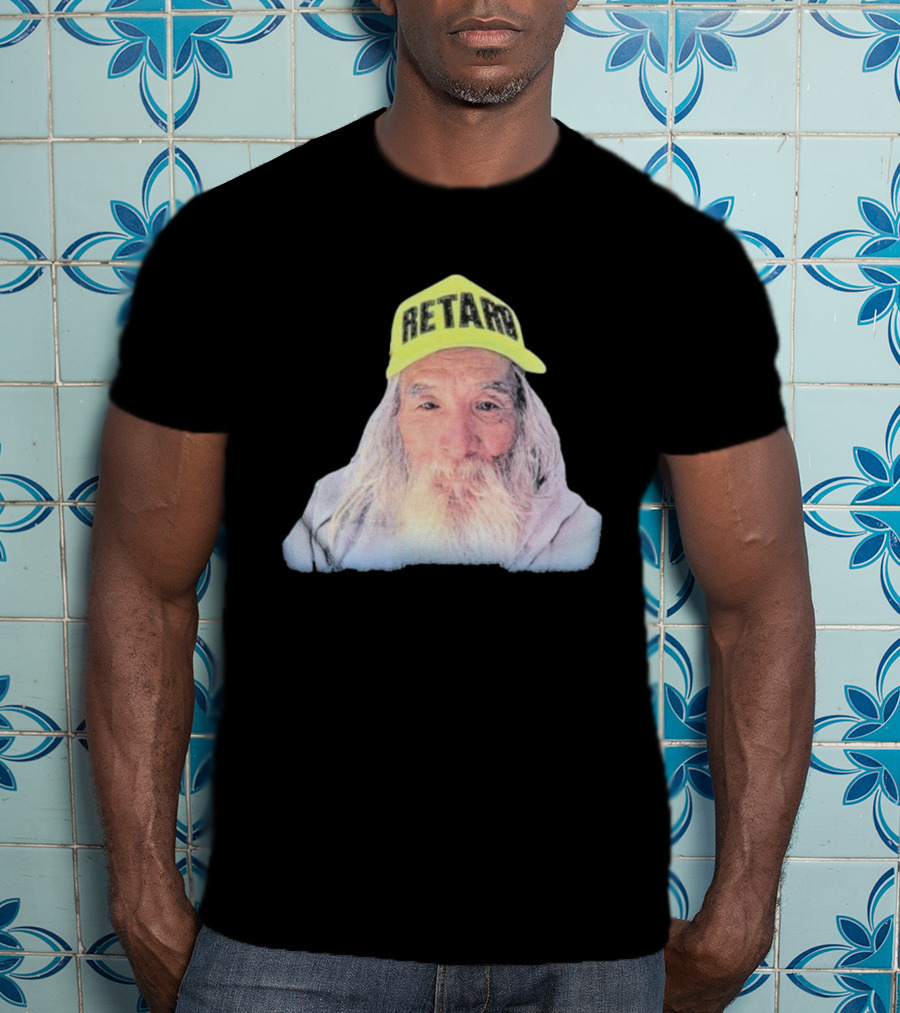 RETARD Fuji Parody Hat Old Man Iconic Style T-Shirt