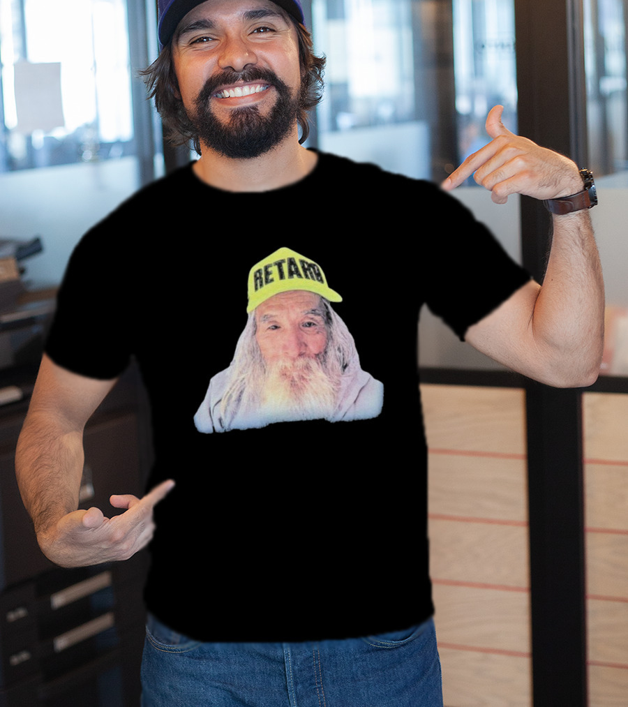 RETARD Fuji Parody Hat Old Man Iconic Style T-Shirt