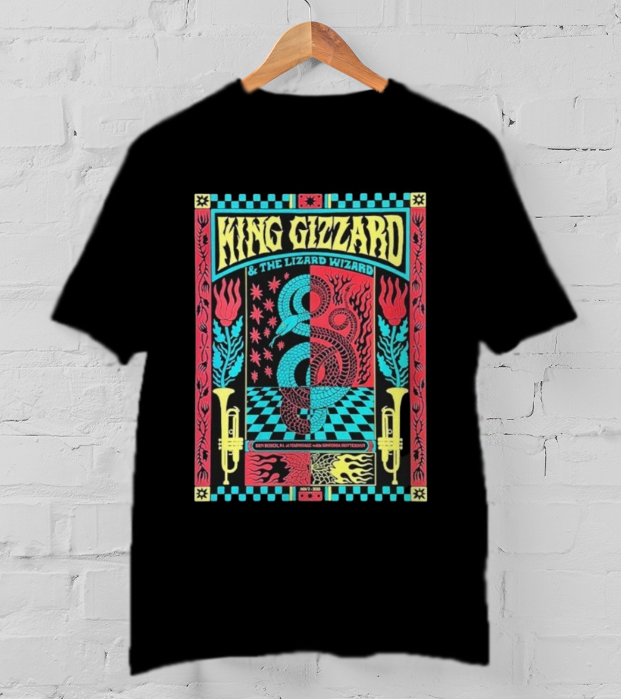King Gizzard And The Lizard Wizard Den Bosch Netherlands Mainstage November 7 2025 Symphony Rotterdam T-Shirt