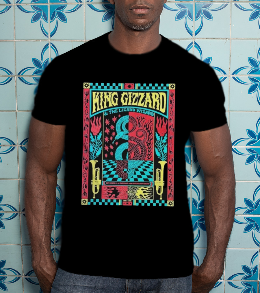 King Gizzard And The Lizard Wizard Den Bosch Netherlands Mainstage November 7 2025 Symphony Rotterdam T-Shirt