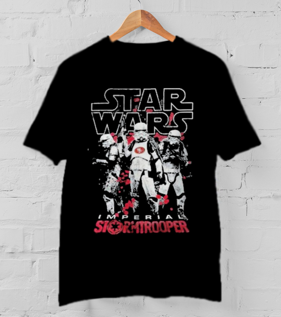 Star Wars San Francisco 49ers Imperial Stormtrooper NFL 2025 T-Shirt