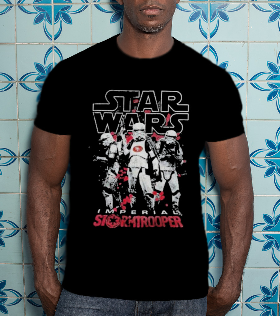 Star Wars San Francisco 49ers Imperial Stormtrooper NFL 2025 T-Shirt